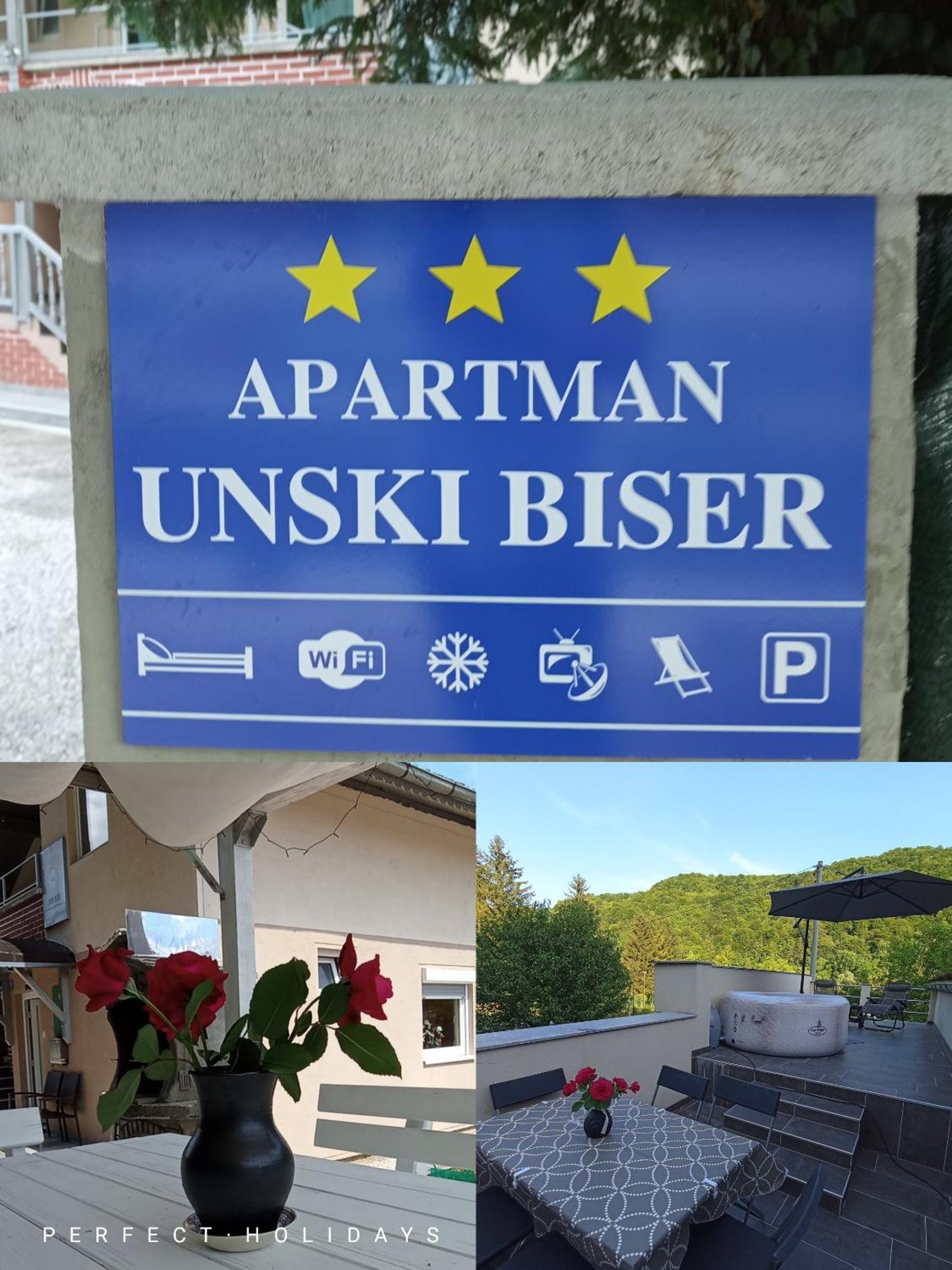 Apartmani Unski Biser Cazin Zewnętrze zdjęcie